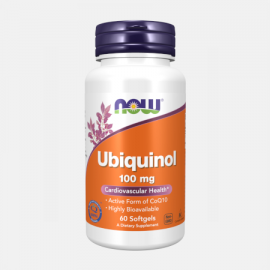 Now Ubiquinol 100mg 60 κάψουλες