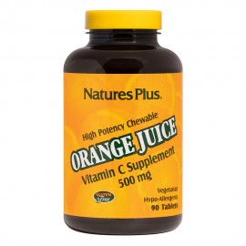 Natures Plus Orange Juice C 500 mg 90 μασώμενες ταμπλέτες