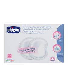 Chicco Επιθέματα Στήθους Αντιβακτηριακά 60τμχ