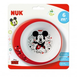 Nuk Μπολ Φαγητού Mickey για Φούρνο Μικροκυμάτων 6m+