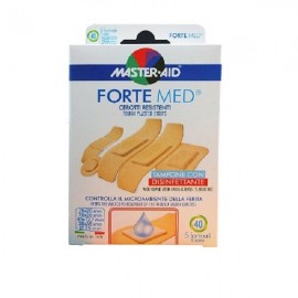 Master-Aid Forte Med Tough Plaster Strips 5 Sizes, 40pcs