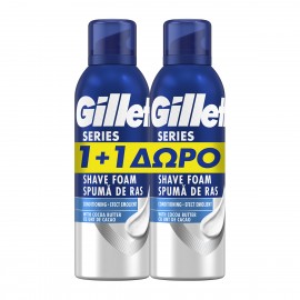 Gillette Series Moisturizing Shaving Foam 2x 200ml