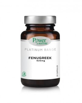 Power of Nature Platinum Range Fenugreek 520mg 30caps