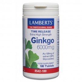 Lamberts Ginkgo 6000mg 180ταμπλέτες