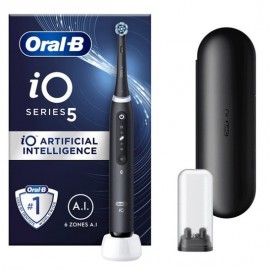 Oral-B iO5 Magnetic Black Travel Case Electric Toothbrush 1pc