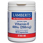 Lamberts Vitamin E 400iu 60caps