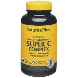 NaturesPlus Super C Complex 1000 mg w/500 mg Bioflavonoids 60 Sustained Release Tablets