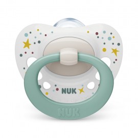 Nuk Signature Silicone Soother 0-6m White (10.730.652)