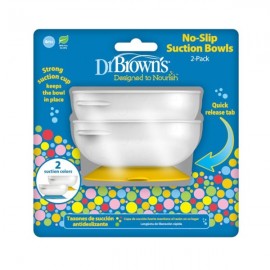 Dr. Browns No-Slip Suction Bowls (TF 019) 4+ m 2pcs