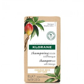 Klorane Shampoo Bar with Mango Στέρεο Σαμπουάν με Μάνγκο 80gr
