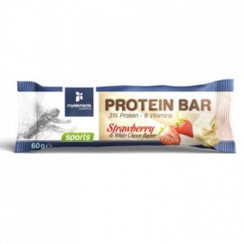 My Elements Protein bar Strawberry & White Choco Flavor 60gr