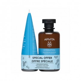 Apivita Promo Hydration Moisturizing Shampoo 250ml & Conditioner 150ml