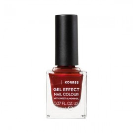 Korres Gel Effect Nail Color 58 Velour Red 11ml