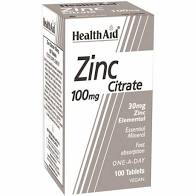 HealthAid Zinc Citrate 100mg 100 tabs