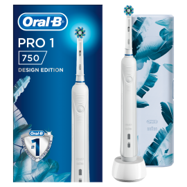 Oral-B Pro1 750 Design Edition White&Blue +ΘΗΚΗ