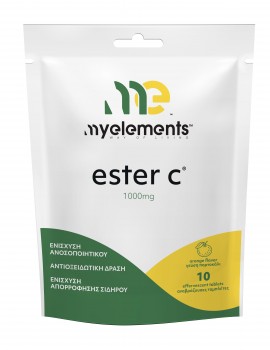 My Elements Ester-C 1000mg 10 Αναβράζουσες Ταμπλέτες