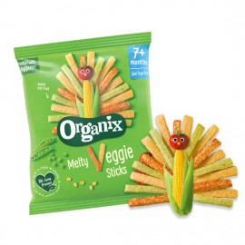 Organix Melty Veggie Sticks από 7μηνών 15gr