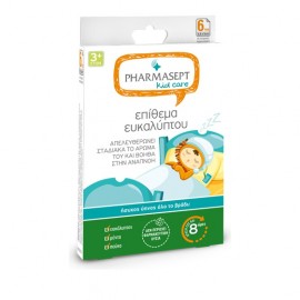 Pharmasept Kid Care Επίθεμα Ευκαλύπτου για Απελευθέρωση της Αναπνοής 5,8cm x 5cm 6τμχ