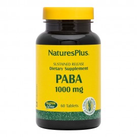 NaturesPlus PABA (Para Aminobenzoic Acid) 1000mg 60tabs