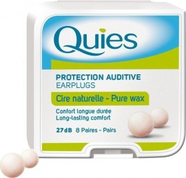 Quies Wax Earplugs 8 Ζεύγη Κέρινες Ωτοασπίδες