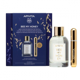 Apivita Bee My Honey Gift Set with Eau de Toilette, 100ml & Free Refillable Perfume Atomizer 8ml