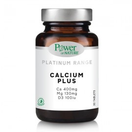 Power of Nature Platinum Calcium Plus Ca 400mg, Mg 130mg, D3100i.u. 30tabs
